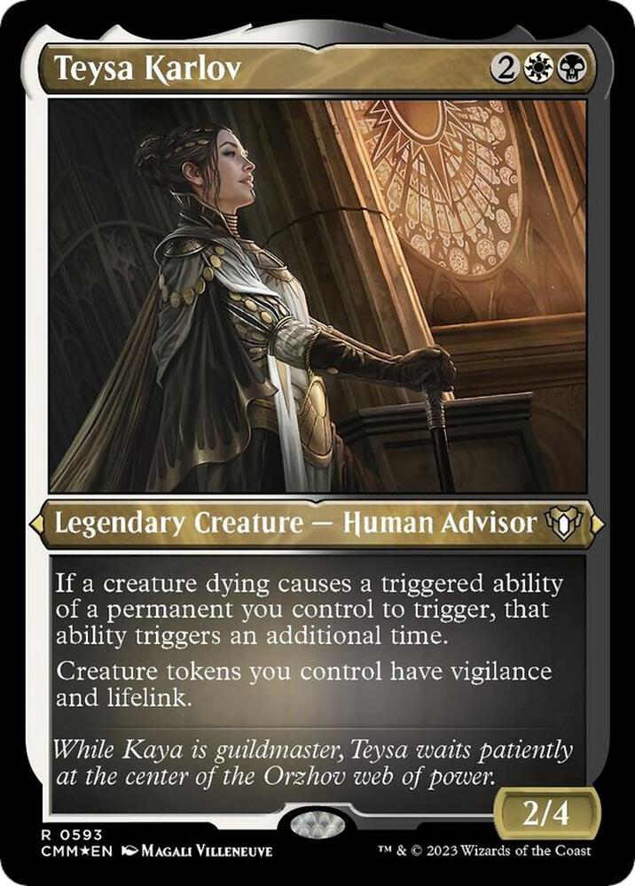 Teysa Karlov (Foil Etched) 593 card from Commander Masters