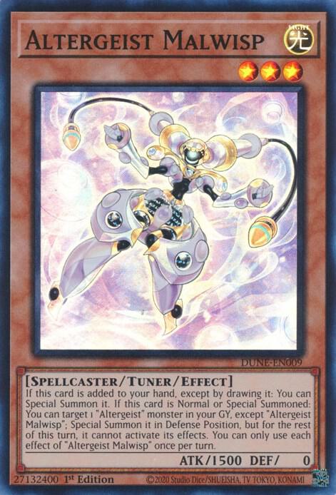 Altergeist Malwisp DUNE-EN009 card from Duelist Nexus
