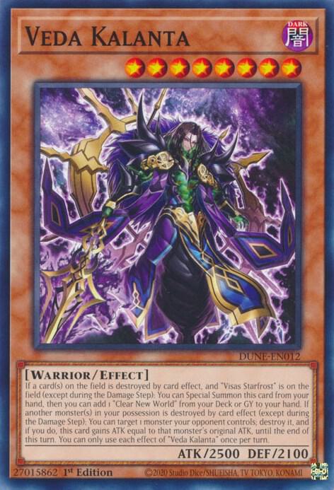 Veda Kalanta DUNE-EN012 card from Duelist Nexus