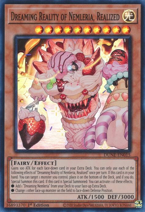 Dreaming Reality of Nemleria, Realized DUNE-EN015 card from Duelist Nexus