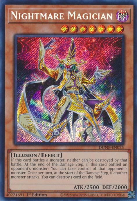 Nightmare Magician DUNE-EN025 card from Duelist Nexus
