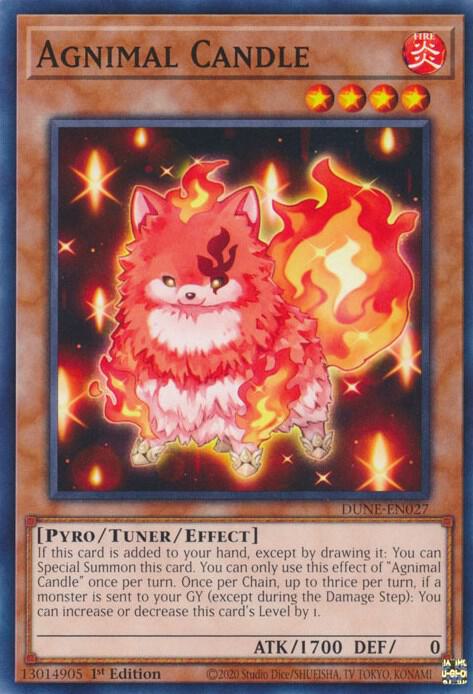 Agnimal Candle DUNE-EN027 card from Duelist Nexus