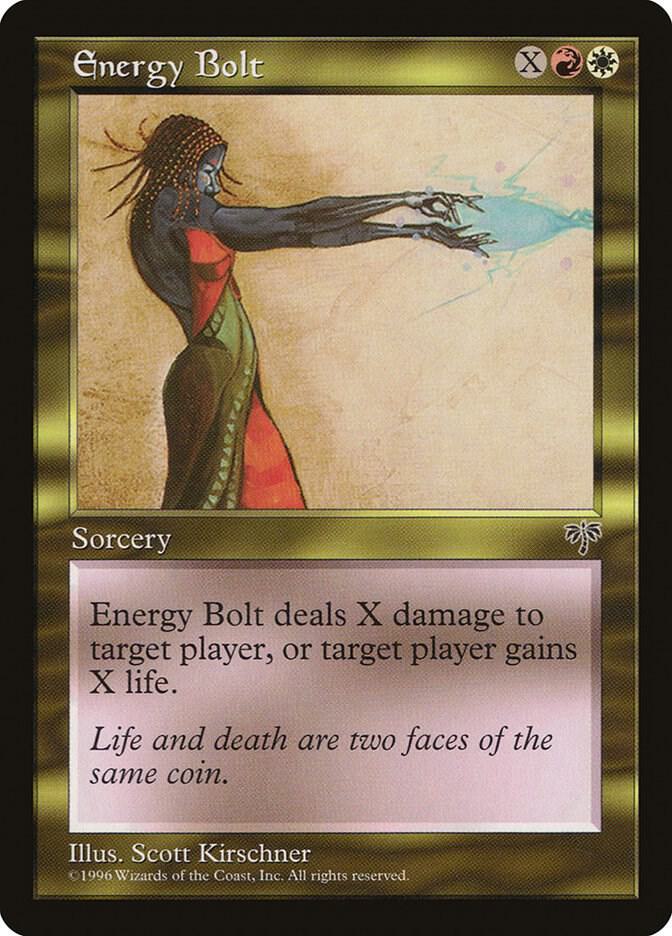 Energy Bolt card from Mirage