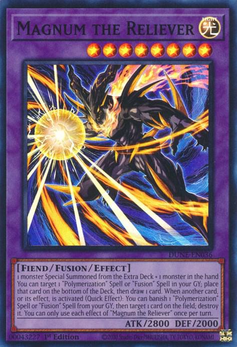 Magnum the Reliever DUNE-EN036 card from Duelist Nexus