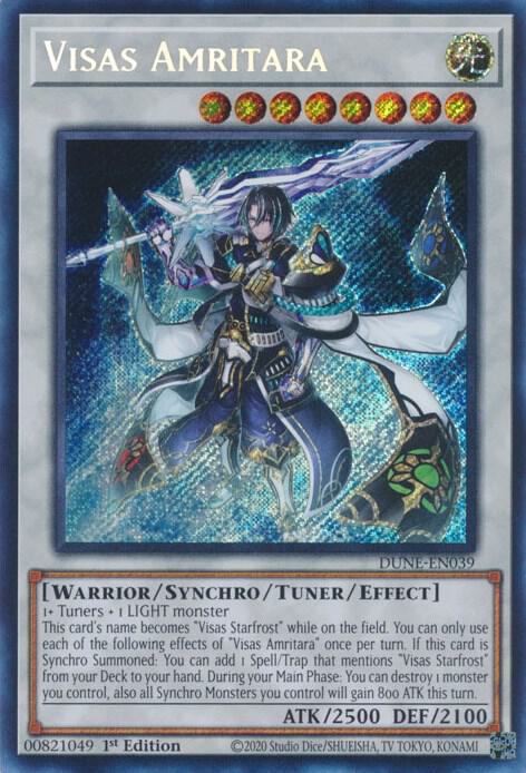 Visas Amritara DUNE-EN039 card from Duelist Nexus
