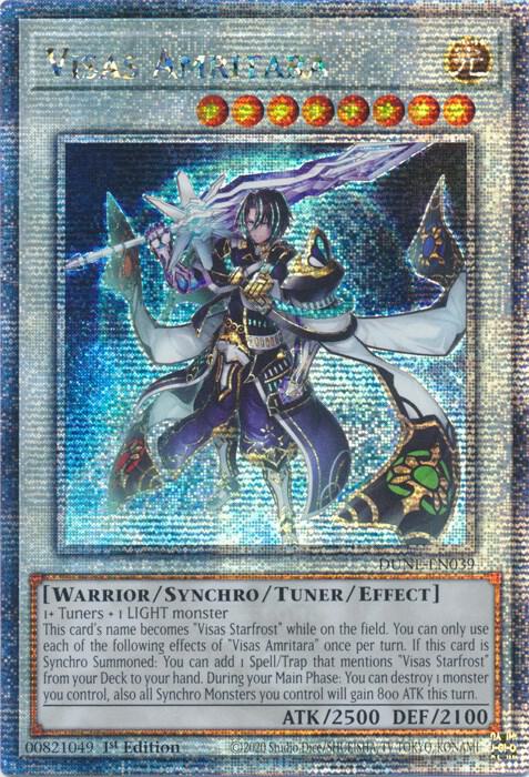 Visas Amritara (Quarter Century Secret Rare) DUNE-EN039 card from Duelist Nexus