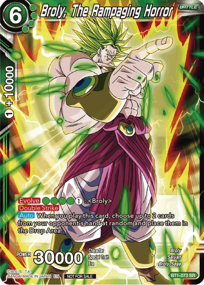 Broly, The Rampaging Horror (Gen Con 2023) BT1-073 card from Promotion Cards