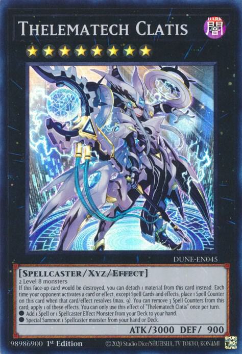 Thelematech Clatis DUNE-EN045 card from Duelist Nexus