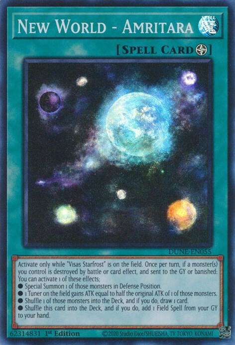 New World - Amritara DUNE-EN055 card from Duelist Nexus