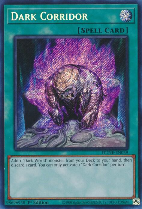Dark Corridor DUNE-EN059 card from Duelist Nexus