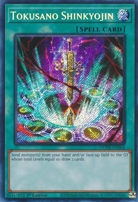 Tokusano Shinkyojin DUNE-EN064 card from Duelist Nexus