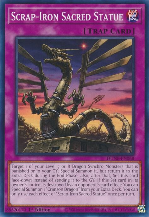 Scrap-Iron Sacred Statue DUNE-EN068 card from Duelist Nexus