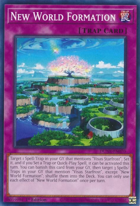 New World Formation DUNE-EN070 card from Duelist Nexus