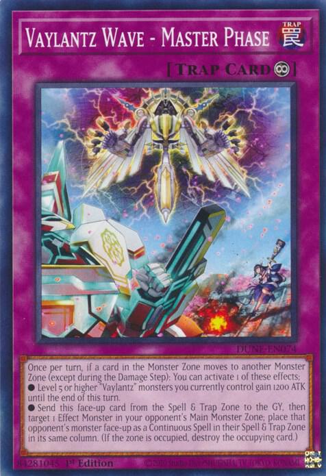 Vaylantz Wave - Master Phase DUNE-EN074 card from Duelist Nexus