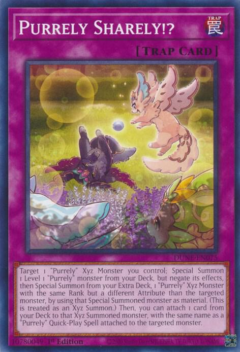 Purrely Sharely!? DUNE-EN075 card from Duelist Nexus