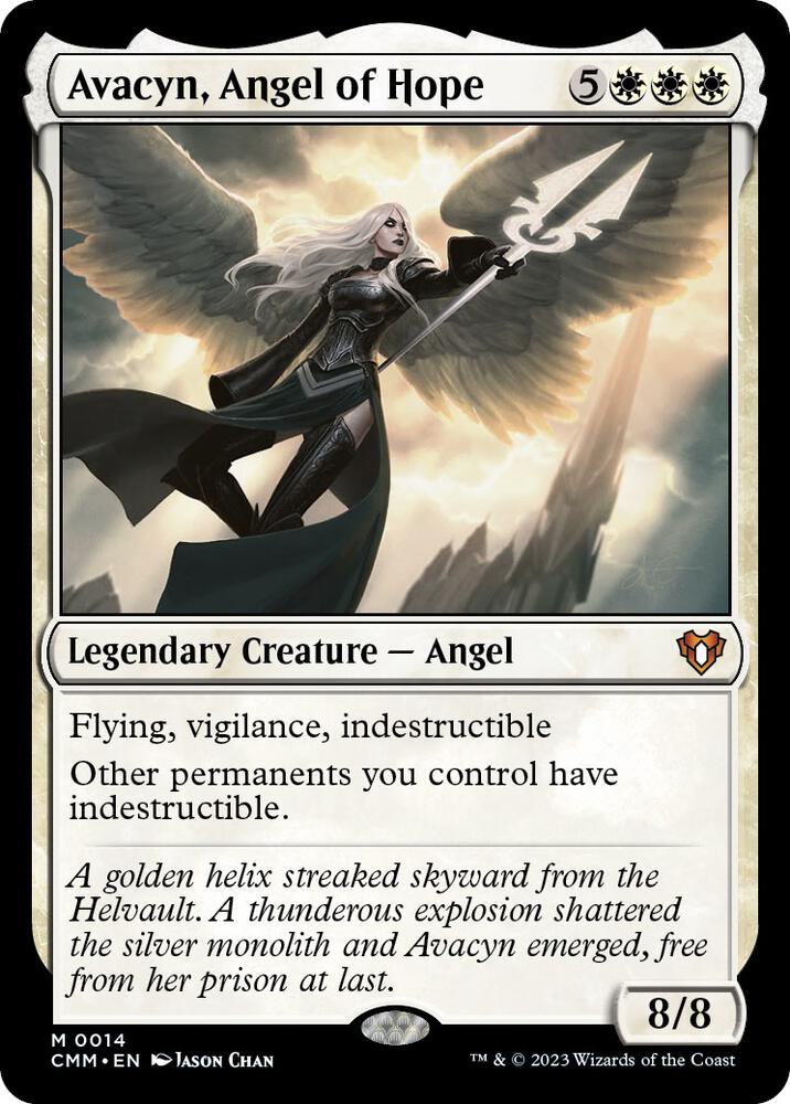 Avacyn, Angel of Hope 14 card from Commander Masters