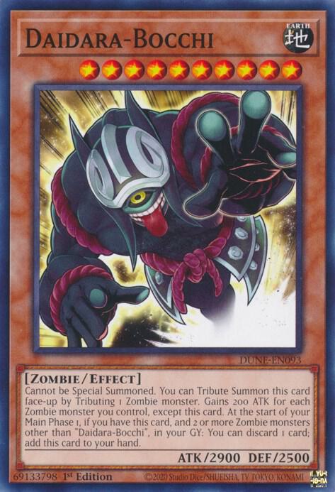 Daidara-Bocchi DUNE-EN093 card from Duelist Nexus