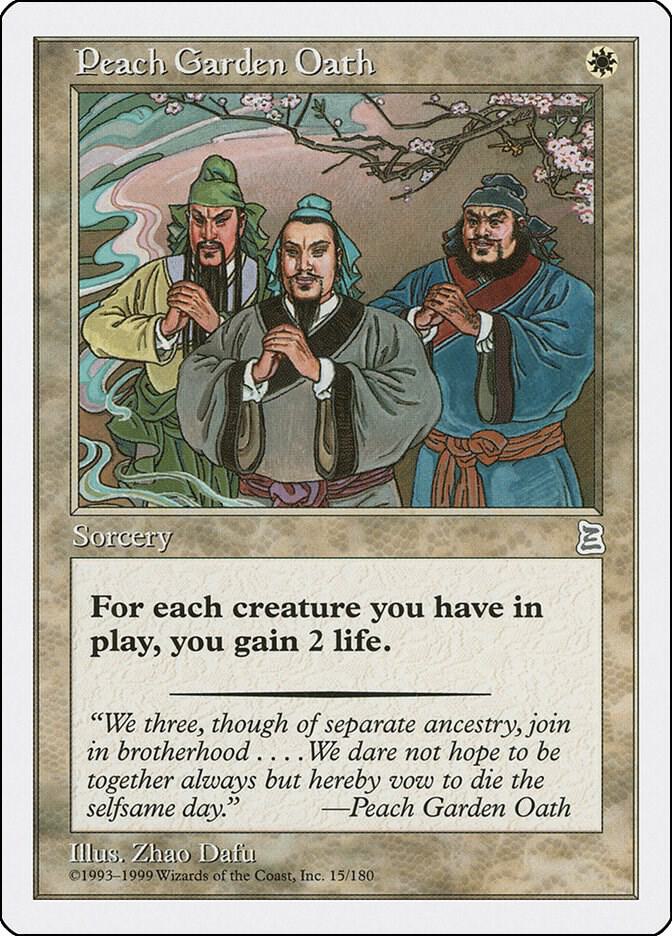 Peach Garden Oath 15 card from Portal Three Kingdoms