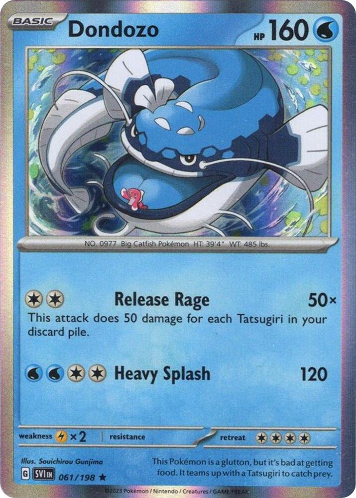 Dondozo (Line Holo) 061/198 card from Miscellaneous Cards & Products
