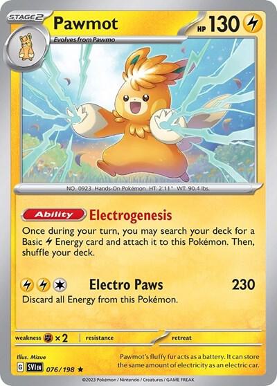 Pawmot (Line Holo) 076/198 card from Miscellaneous Cards & Products
