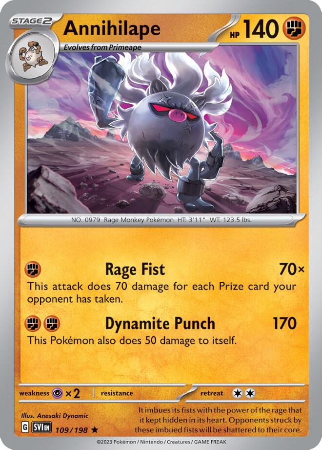 Annihilape 109/198 card from Deck Exclusives