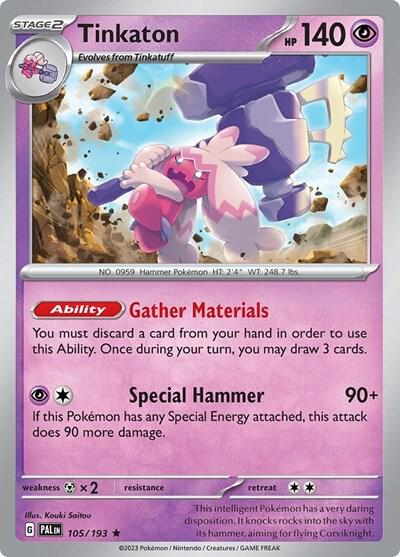 Tinkaton 105/193 card from Deck Exclusives