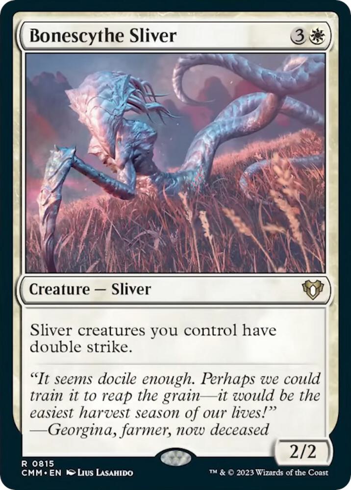 Bonescythe Sliver 815 card from Commander Masters