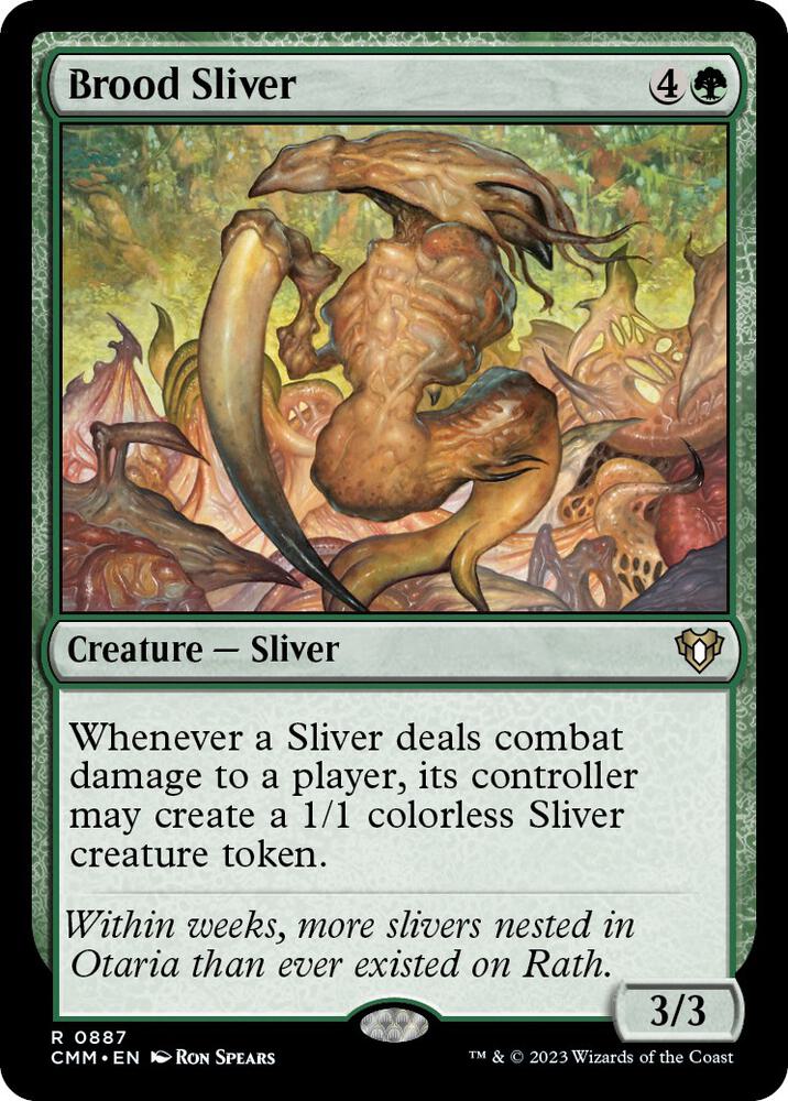 Brood Sliver 887 card from Commander Masters