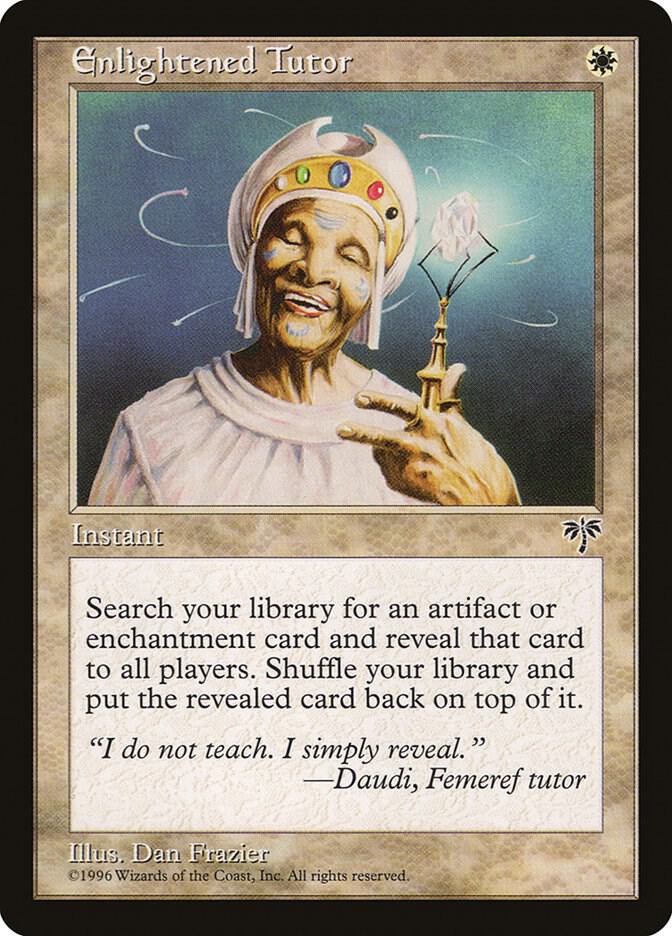 Enlightened Tutor card from Mirage