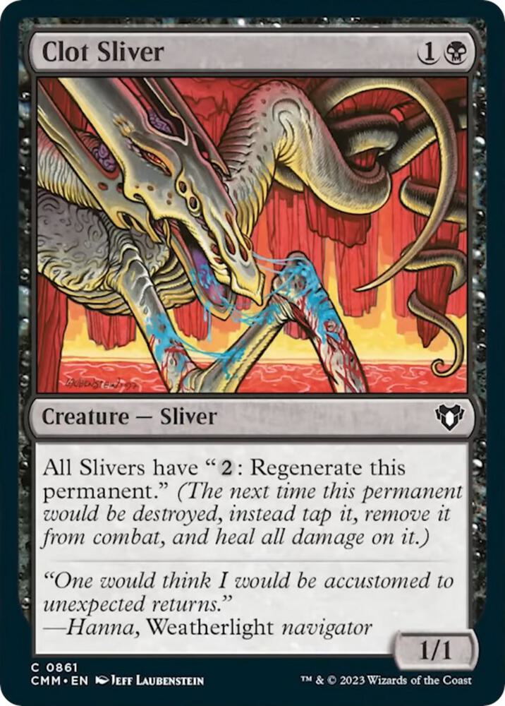 Clot Sliver 861 card from Commander Masters