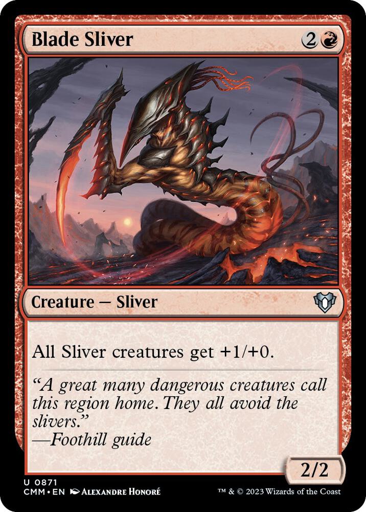 Blade Sliver 871 card from Commander Masters