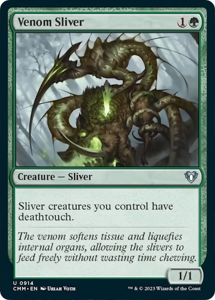 Venom Sliver 914 card from Commander Masters