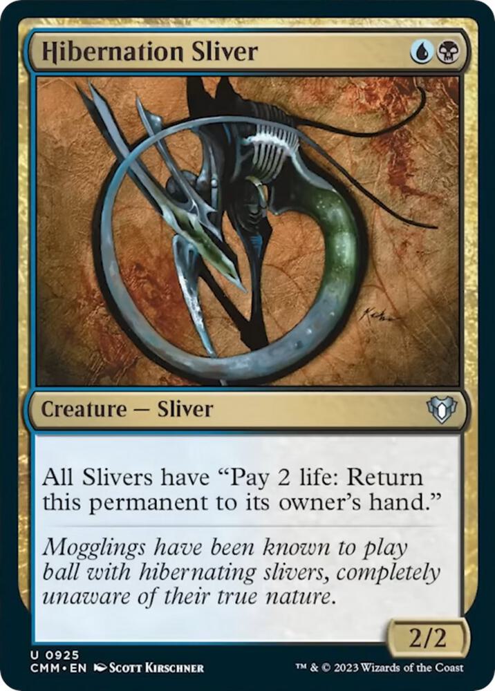 Hibernation Sliver 925 card from Commander Masters