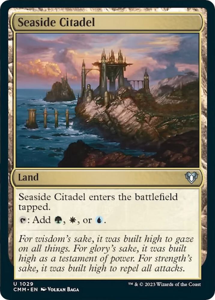 Seaside Citadel 1029 card from Commander Masters