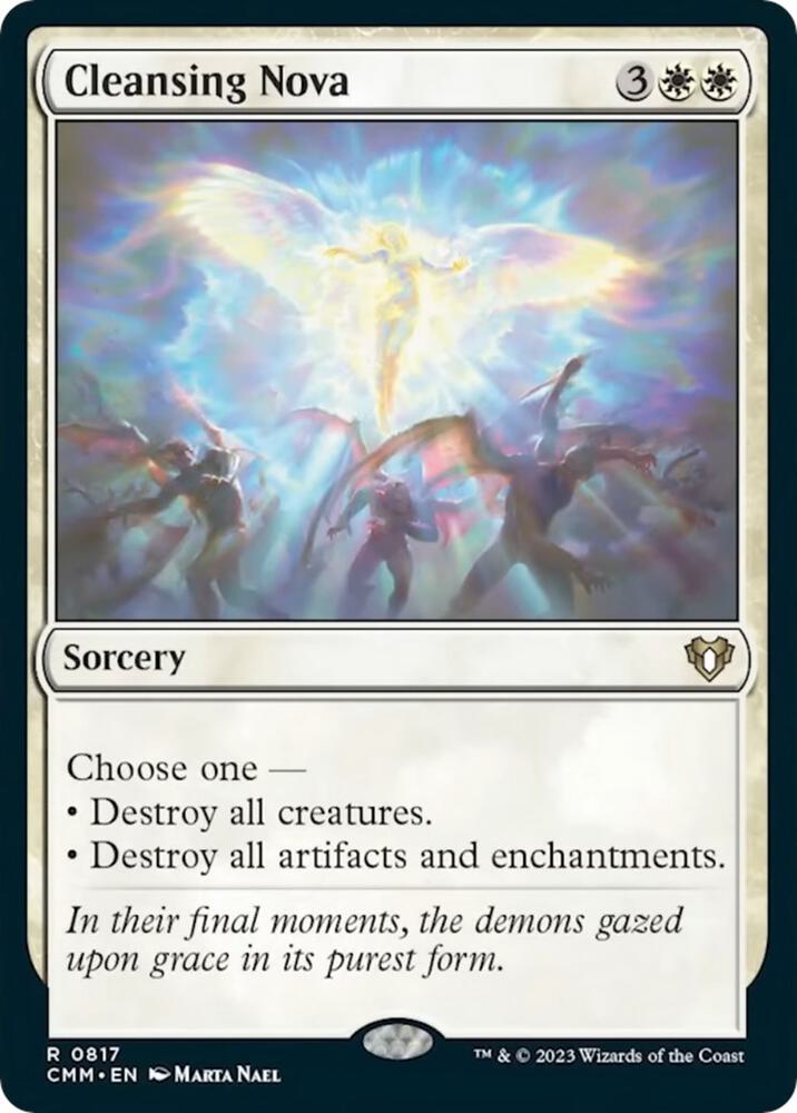 Cleansing Nova 817 card from Commander Masters