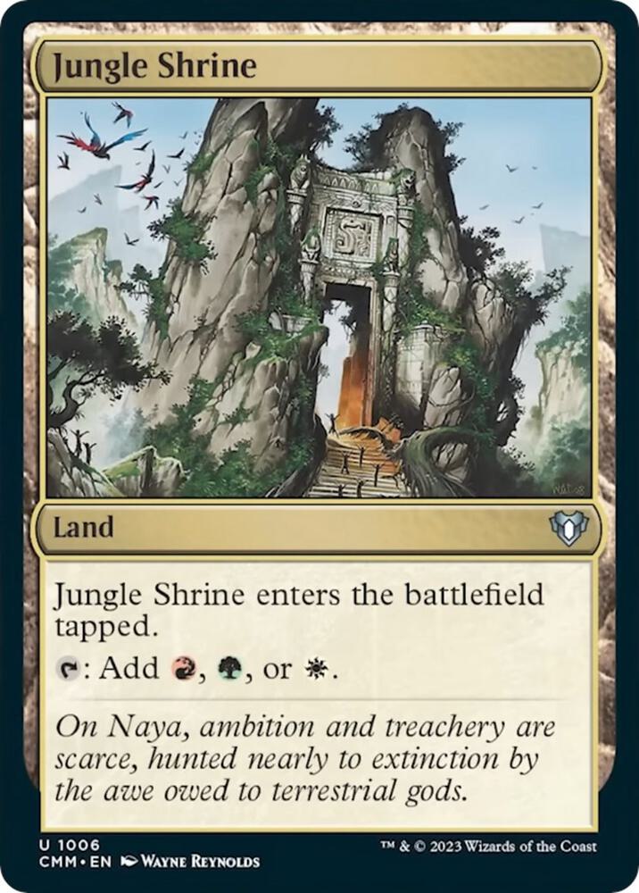 Jungle Shrine 1006 card from Commander Masters