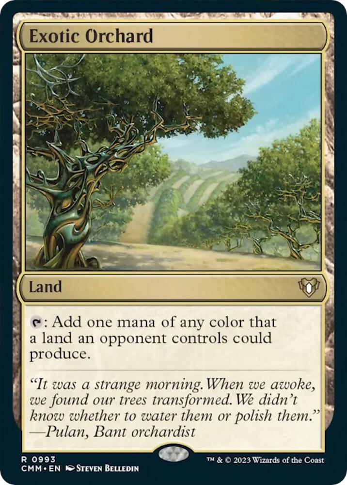 Exotic Orchard 993 card from Commander Masters