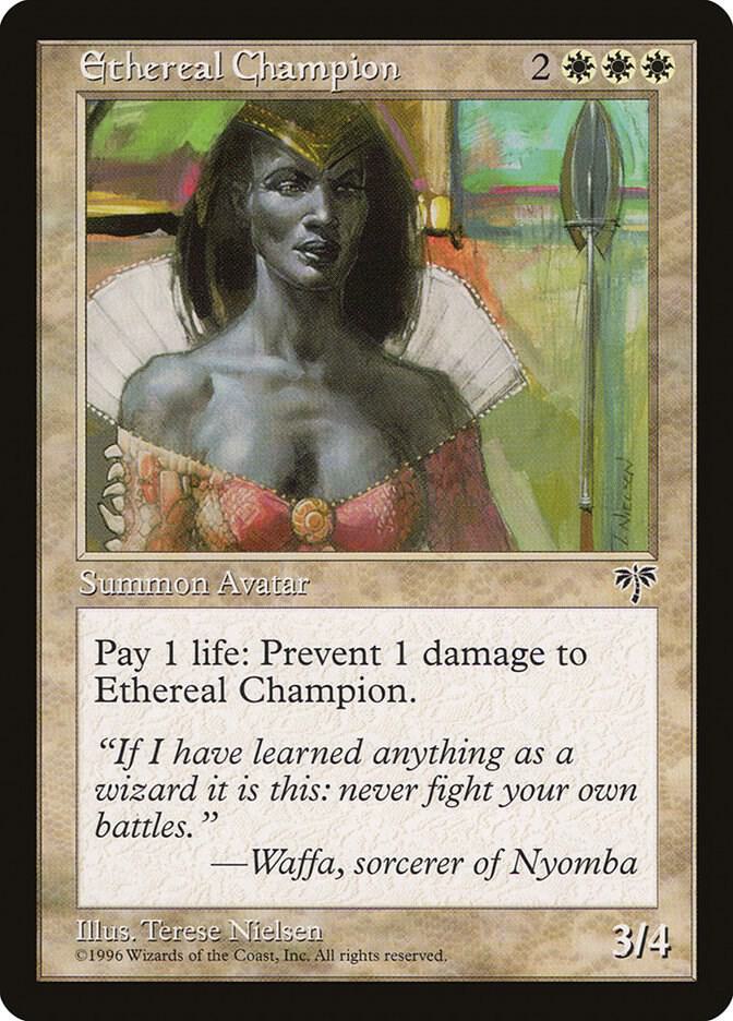 Ethereal Champion card from Mirage