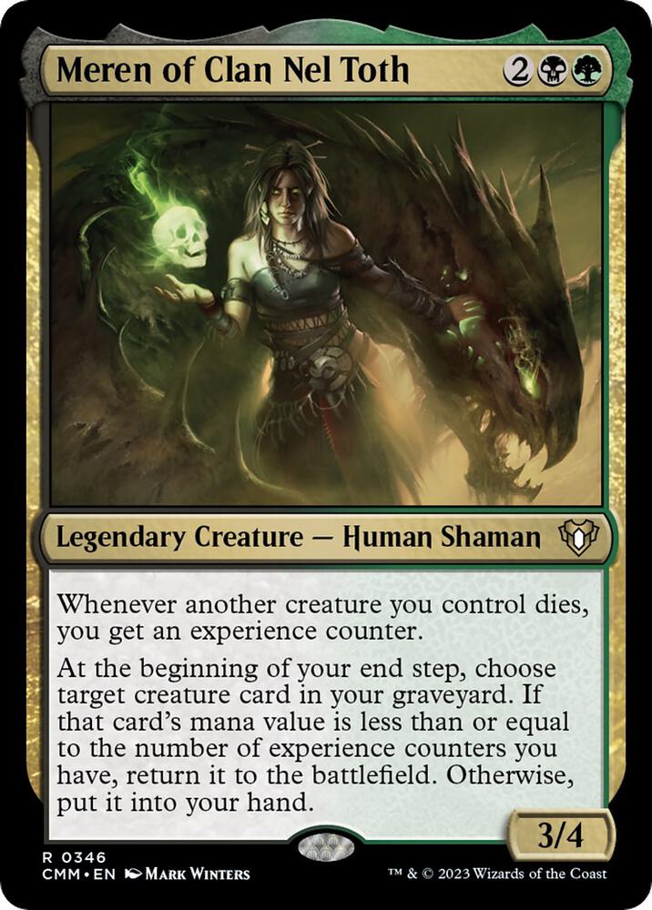 Meren of Clan Nel Toth 346 card from Commander Masters
