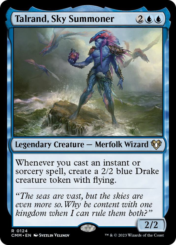 Talrand, Sky Summoner 124 card from Commander Masters