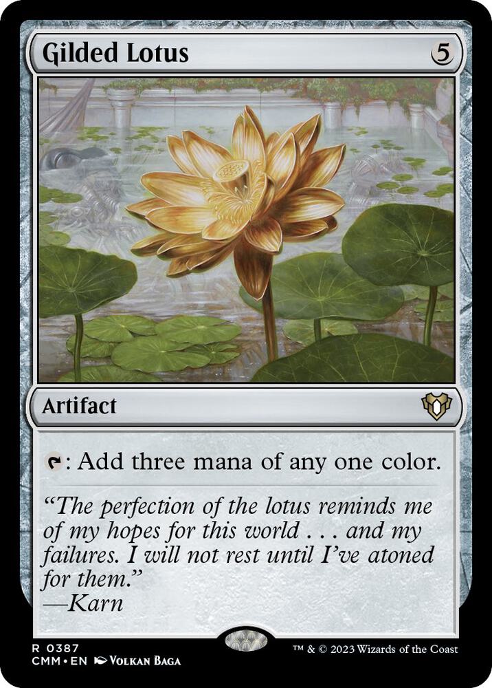 Gilded Lotus 387 card from Commander Masters