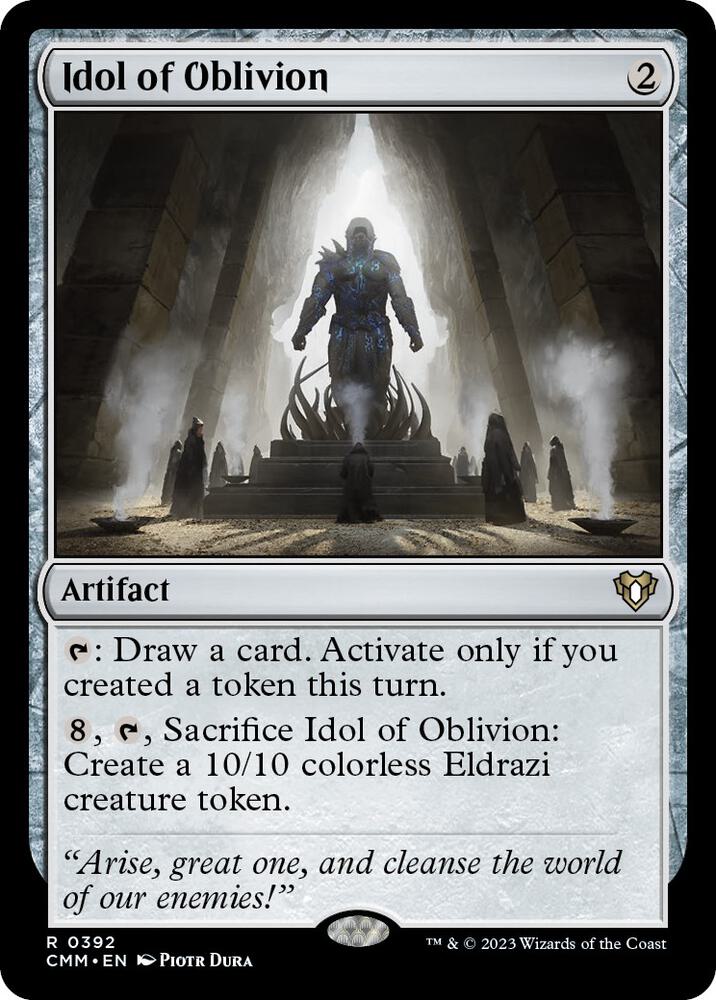 Idol of Oblivion 392 card from Commander Masters