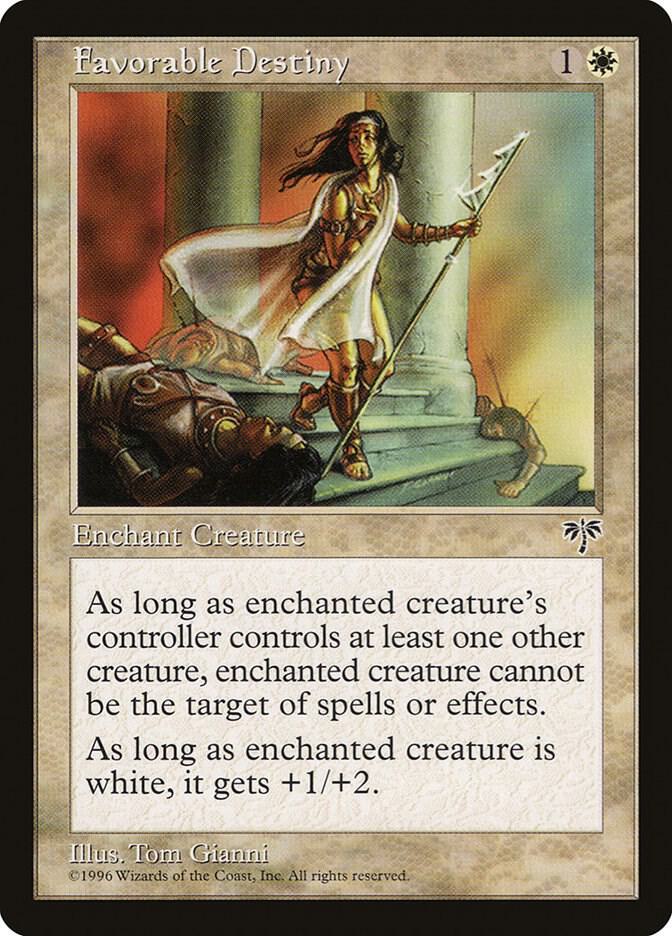 Favorable Destiny card from Mirage