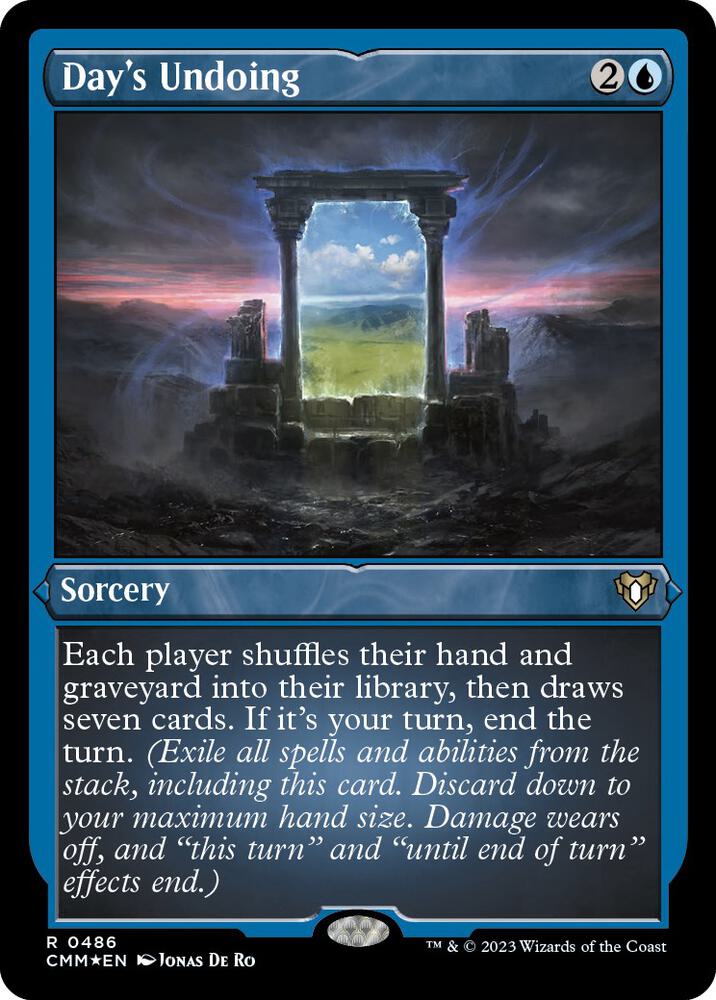 Day's Undoing (Foil Etched) 486 card from Commander Masters