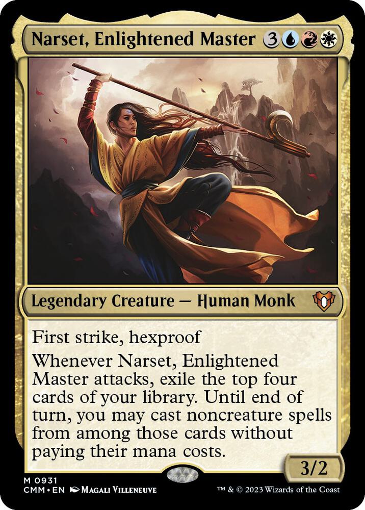 Narset, Enlightened Master 931 card from Commander Masters