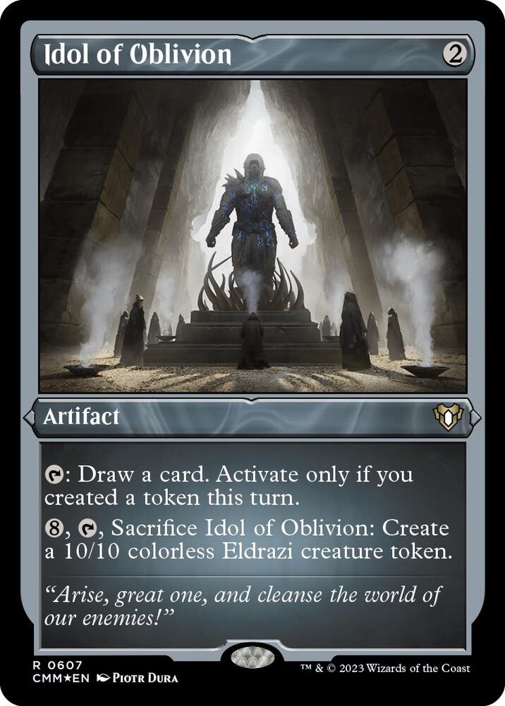 Idol of Oblivion (Foil Etched) 607 card from Commander Masters