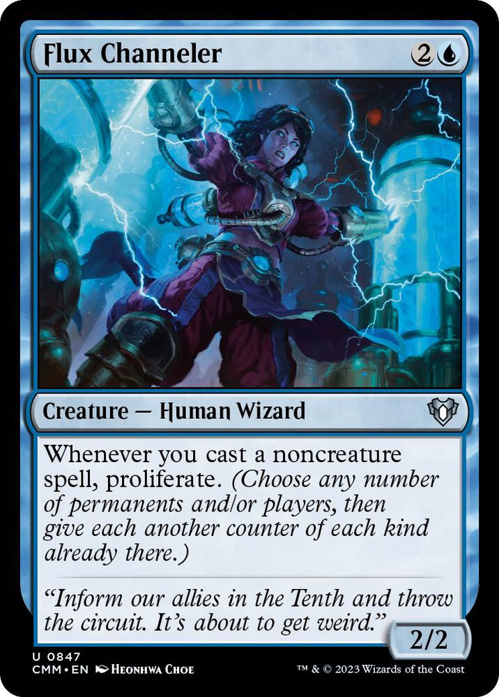 Flux Channeler 847 card from Commander Masters