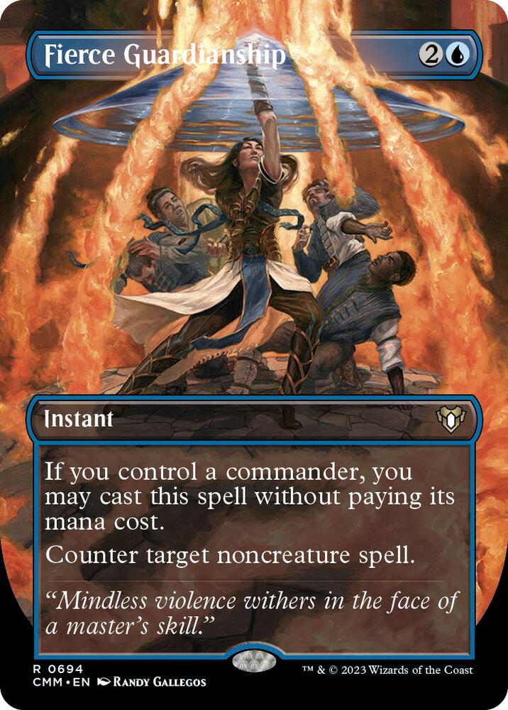 Fierce Guardianship (Borderless) 694 card from Commander Masters