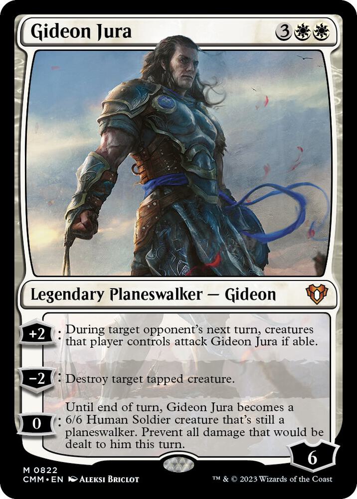 Gideon Jura 822 card from Commander Masters