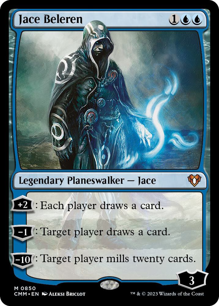 Jace Beleren 850 card from Commander Masters